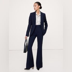 BANANA REPUBLIC HIGH-RISE FLARE ITALIAN WOOL PANT